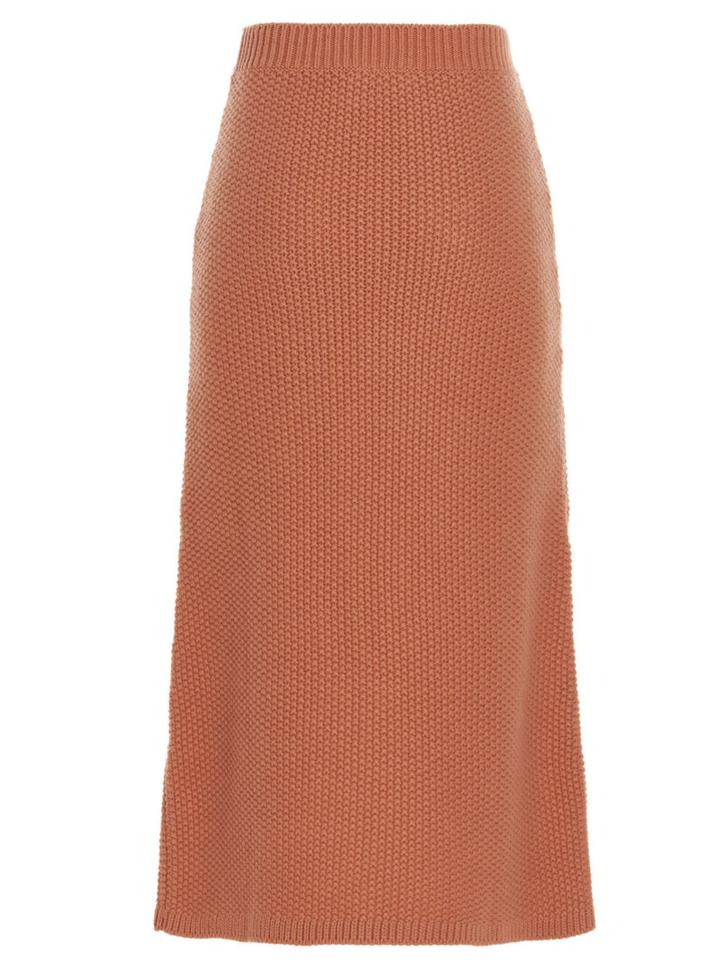 Knit long skirt C22AMJ02550871 CHLOÉ Orange