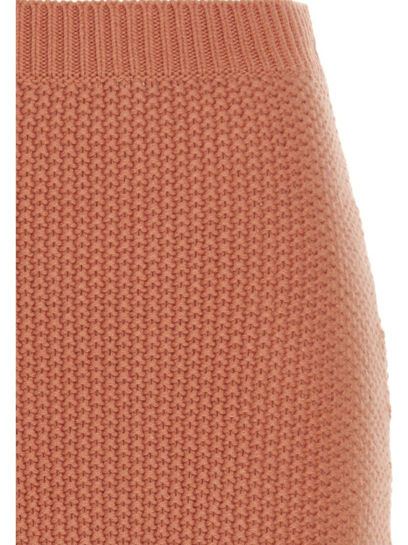 Knit long skirt Woman CHLOÉ Orange