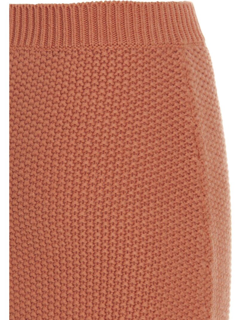 Knit long skirt 100% cashmere CHLOÉ Orange