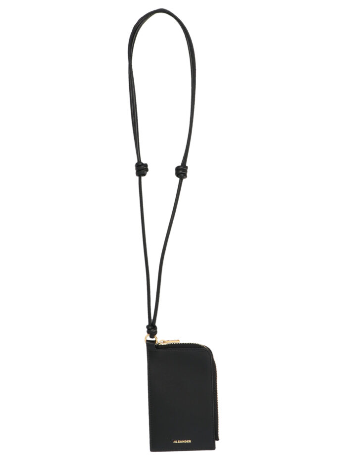 'Envelope Necklace’ wallet JIL SANDER Black