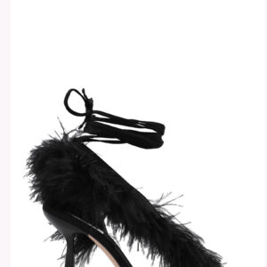 'Feather Wrap’ sandals SEBASTIAN Black