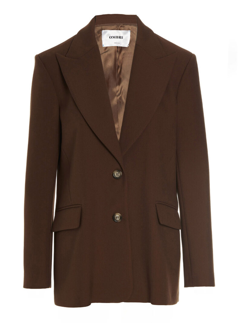 'N°1' blazer jacket OMBRA MILANO Brown