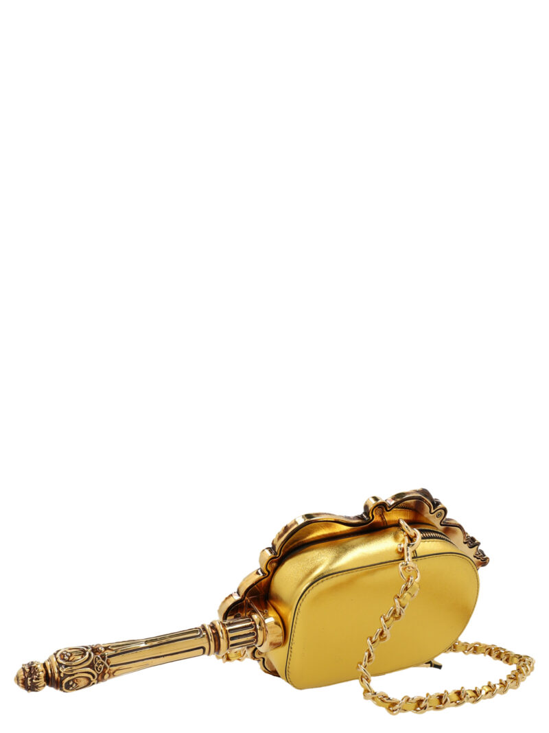 'Mirror' clutch Woman MOSCHINO Gold