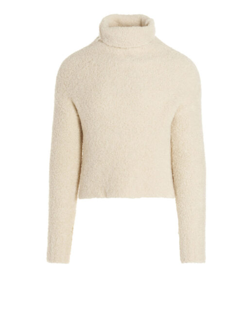 Bouclé sweater MA'RY'YA White