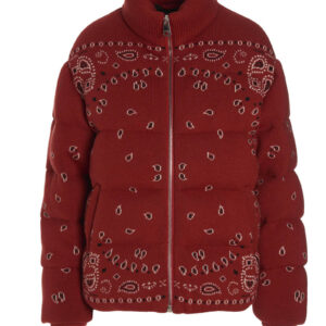 'Bandana’ puffer jacket ALANUI Red