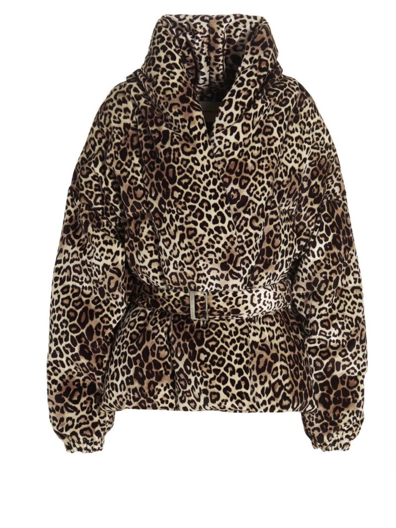 'Leopard' down jacket ALEXANDRE VAUTHIER Multicolor