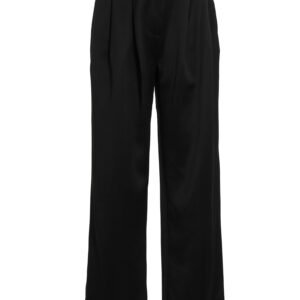 Pants with front pleats CO Black