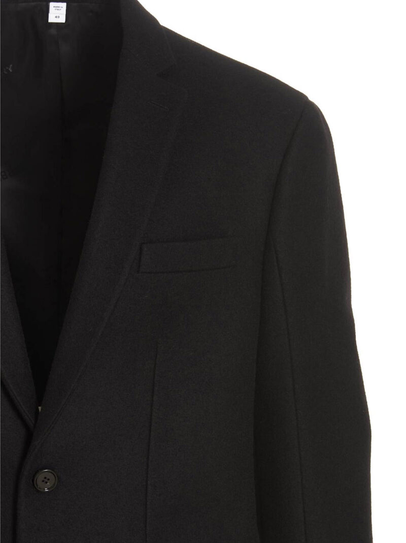 Wool tailored blazer jacket Man BURBERRY Black