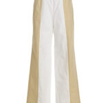 Loose leg two-color pants FABIANA FILIPPI Multicolor