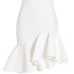 'Ruffle' skirt ALEXANDER MCQUEEN White