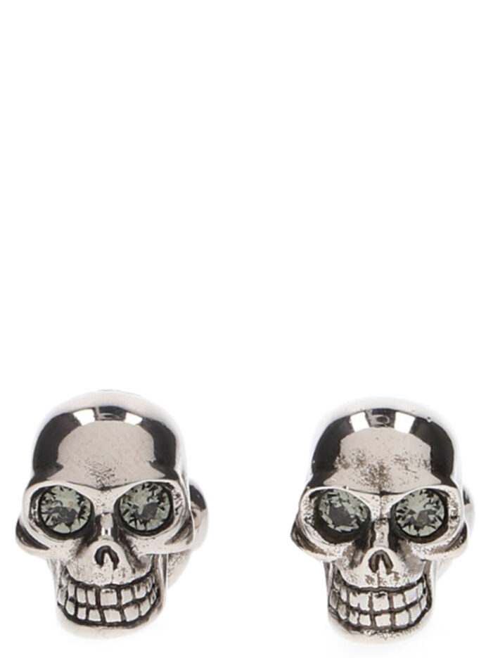 'Twin skulls’ cufflinks ALEXANDER MCQUEEN Silver