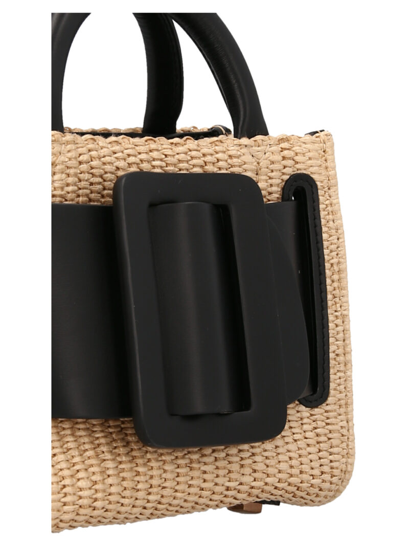 'Bobby 18 Tabru Raffia' handbag Woman BOYY Black