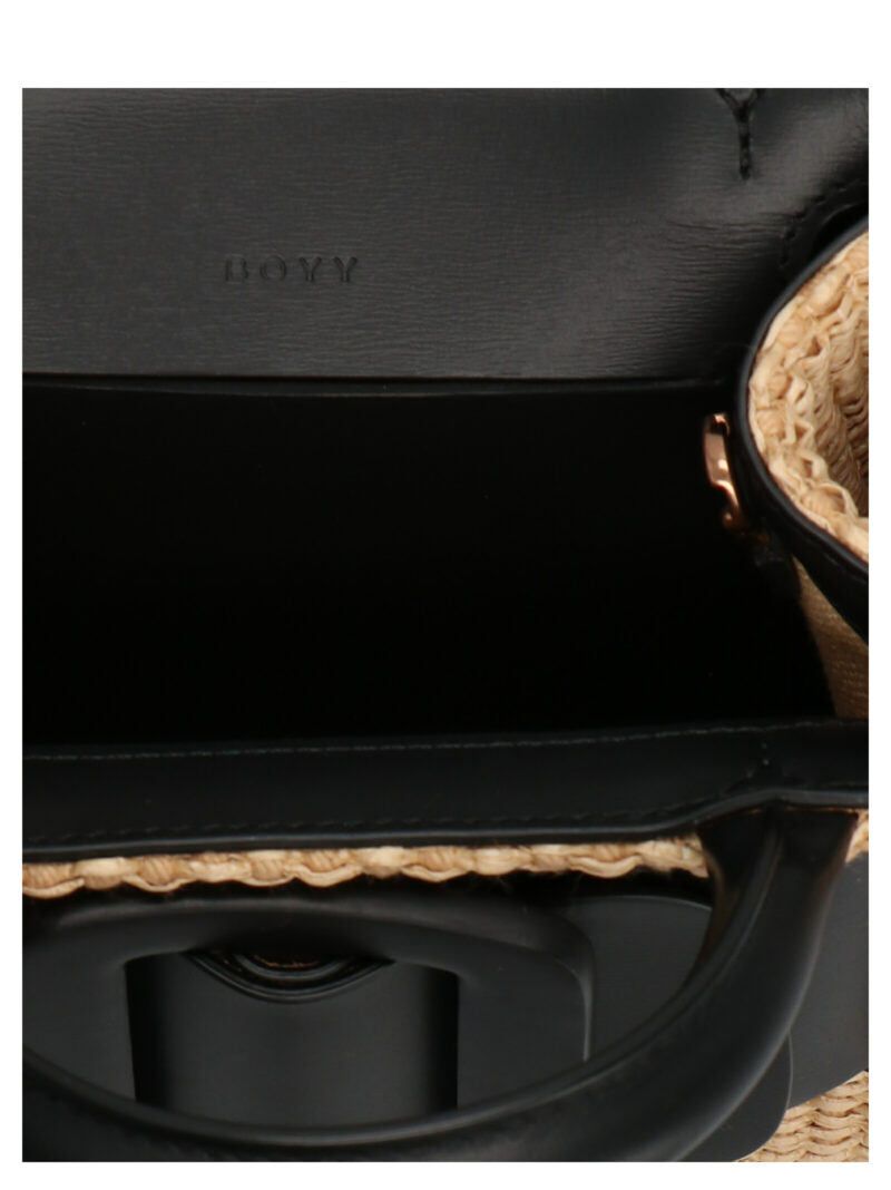 'Bobby 18 Tabru Raffia' handbag  BOYY Black