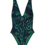 One-piece swimsuit 'Tiggy Plunge Circle Link' ZIMMERMANN Multicolor
