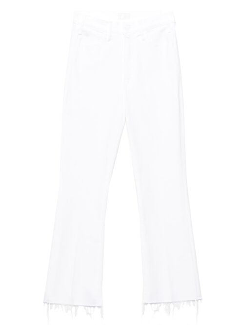 'The Hustler Ankle Fray’ jeans MOTHER White