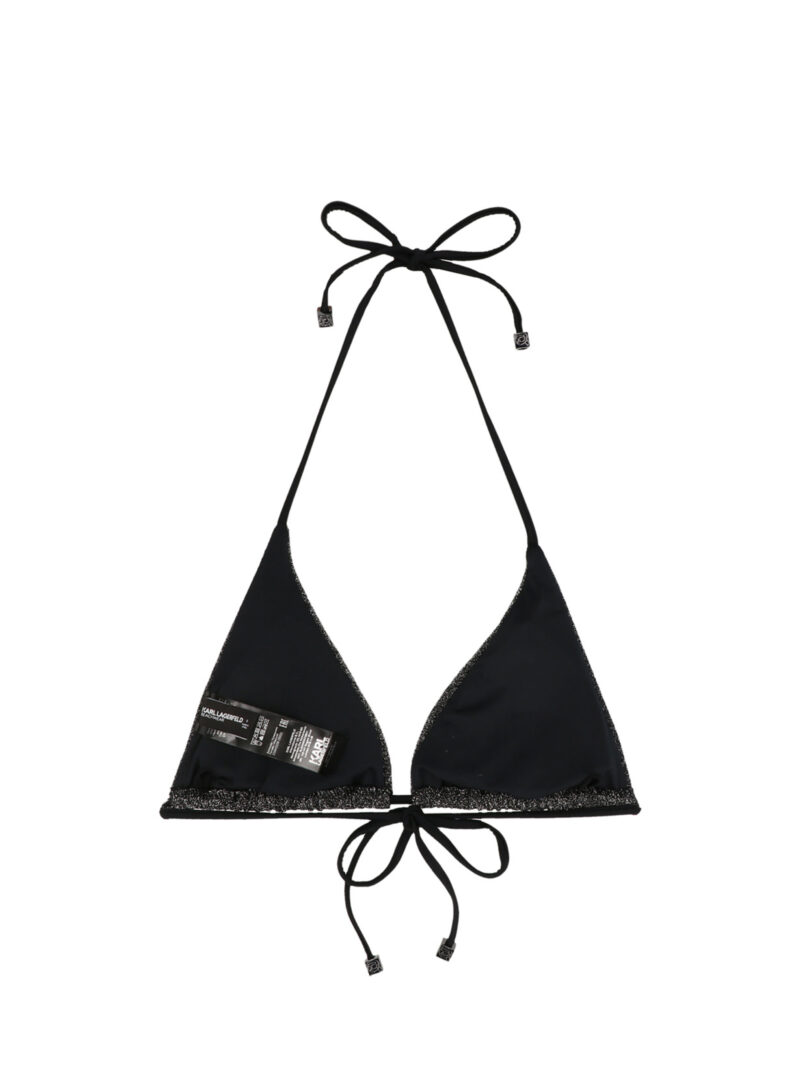 'Ikonik 2.0' bikini top 230W2226919 KARL LAGERFELD Black
