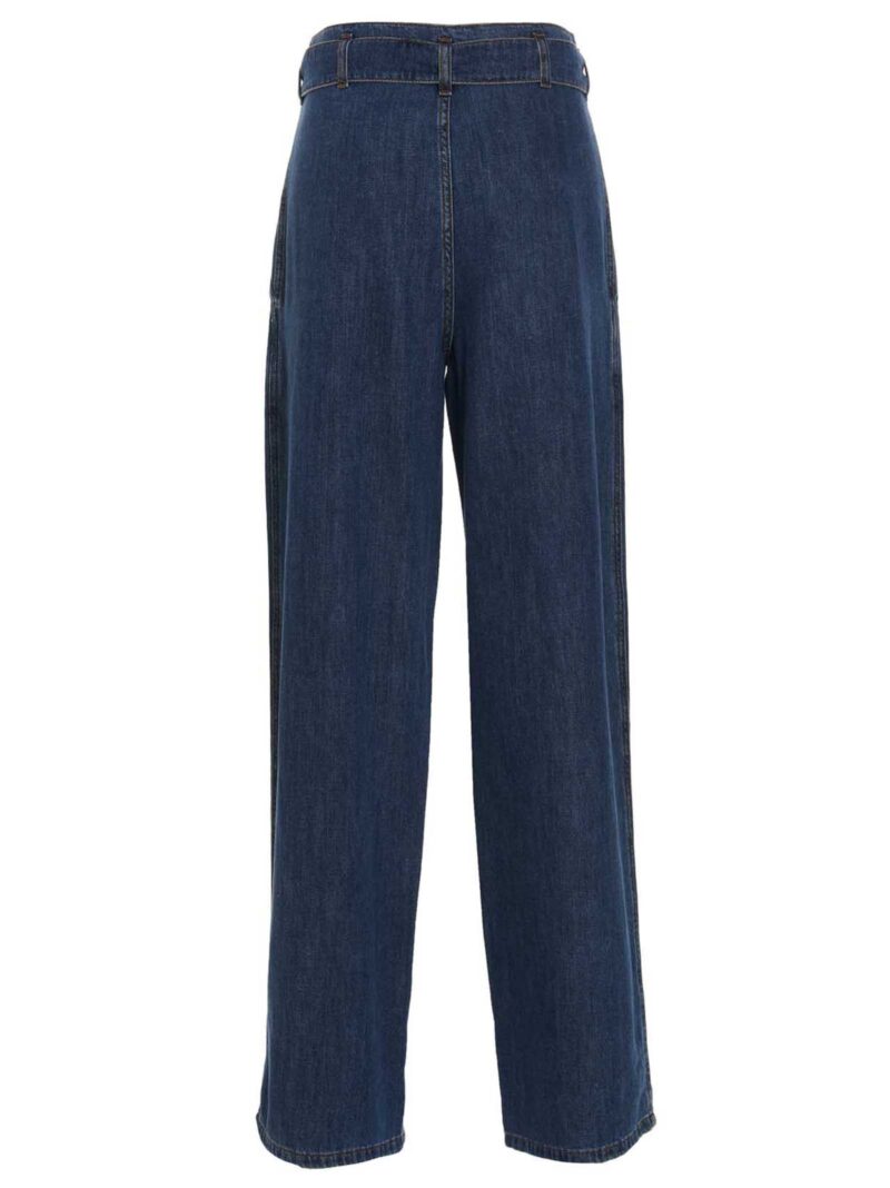 Jeans with front pleats A032207300309 PHILOSOPHY Blue