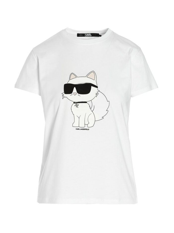 'Ikonik 2.0 Choupette' t-shirt KARL LAGERFELD White