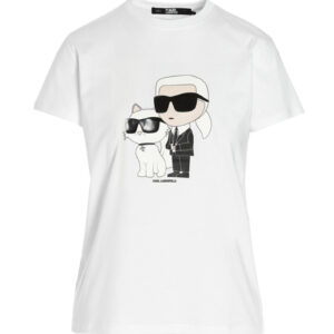 'Ikonik 2.0' t-shirt KARL LAGERFELD White