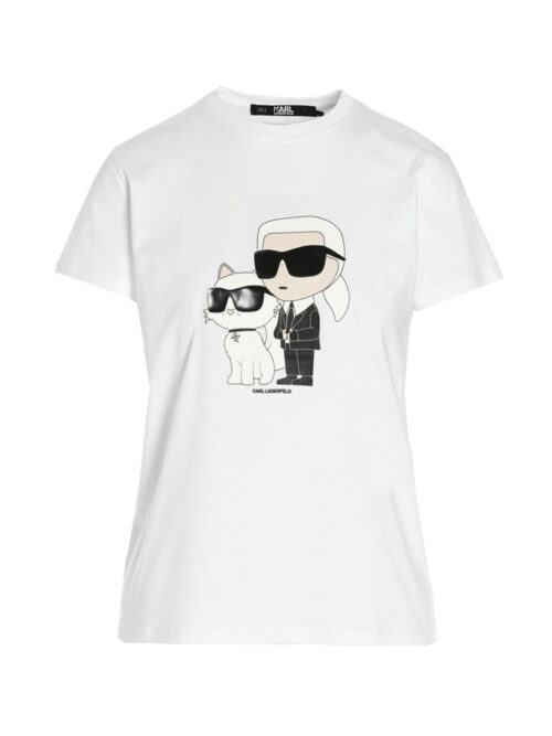 'Ikonik 2.0' t-shirt KARL LAGERFELD White