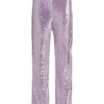 Sequin pants ROTATE BIRGER CHRISTENSEN Purple
