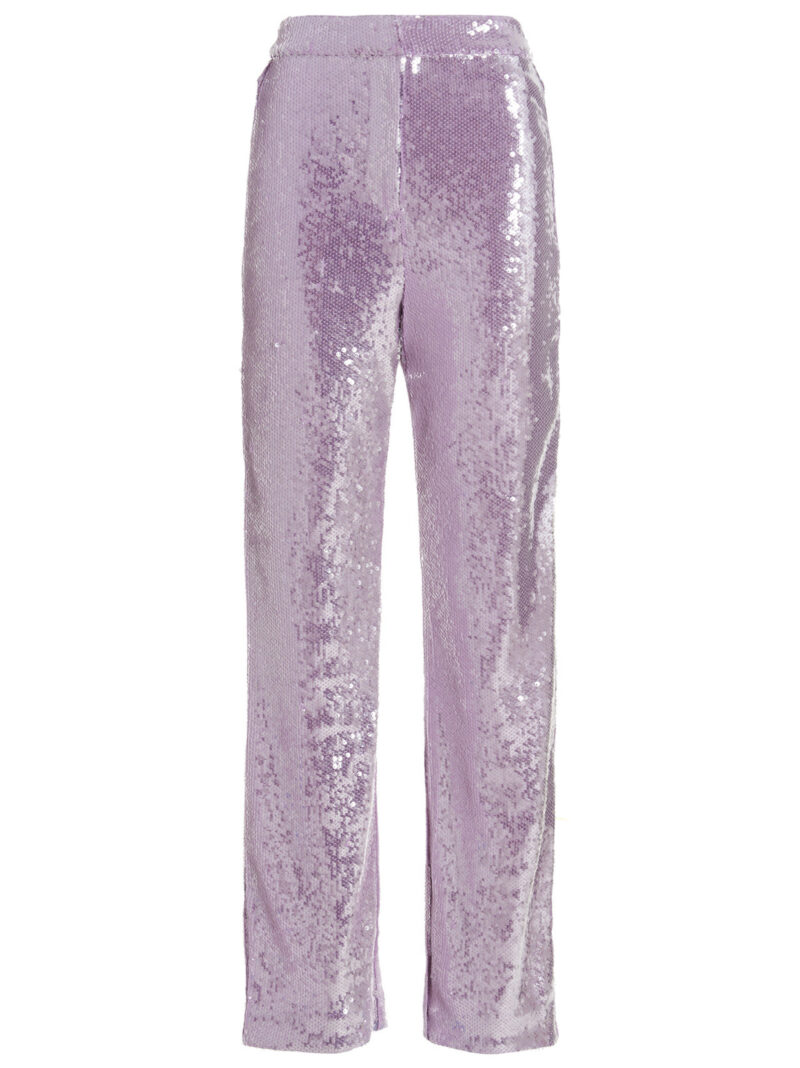 Sequin pants ROTATE BIRGER CHRISTENSEN Purple