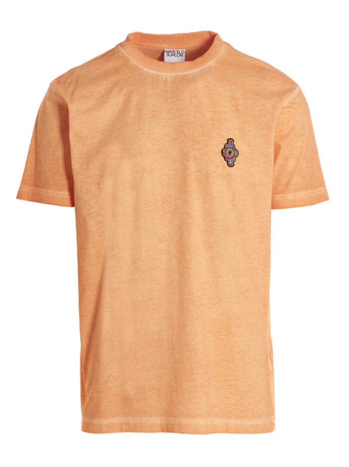 'Sunset cross' t-shirt MARCELO BURLON - COUNTY OF MILAN Orange