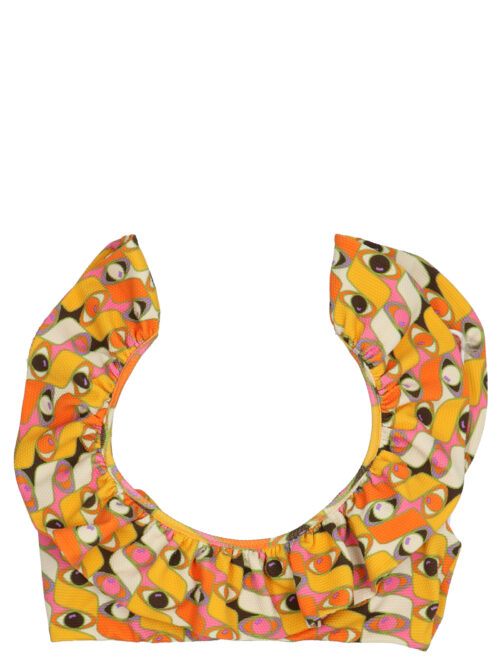'Ruffle' bikini top LA DOUBLE J Multicolor