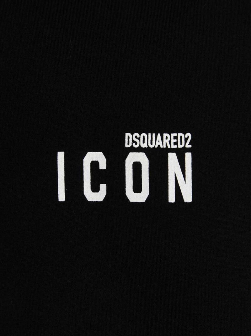 'Icon' t-shirt 100% cotton DSQUARED2 Black