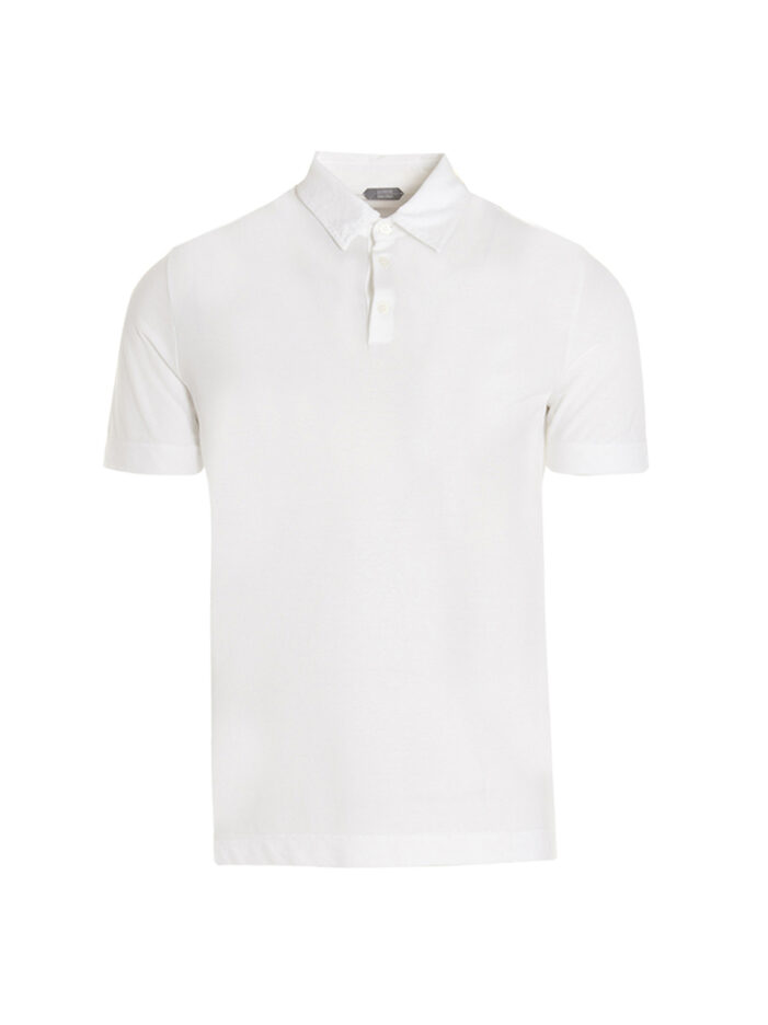 Ice cotton polo shirt ZANONE White