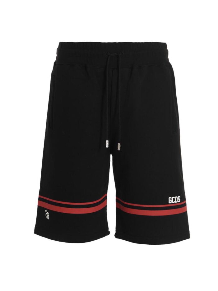 'Low Logo Band’ bermuda shorts GCDS Black