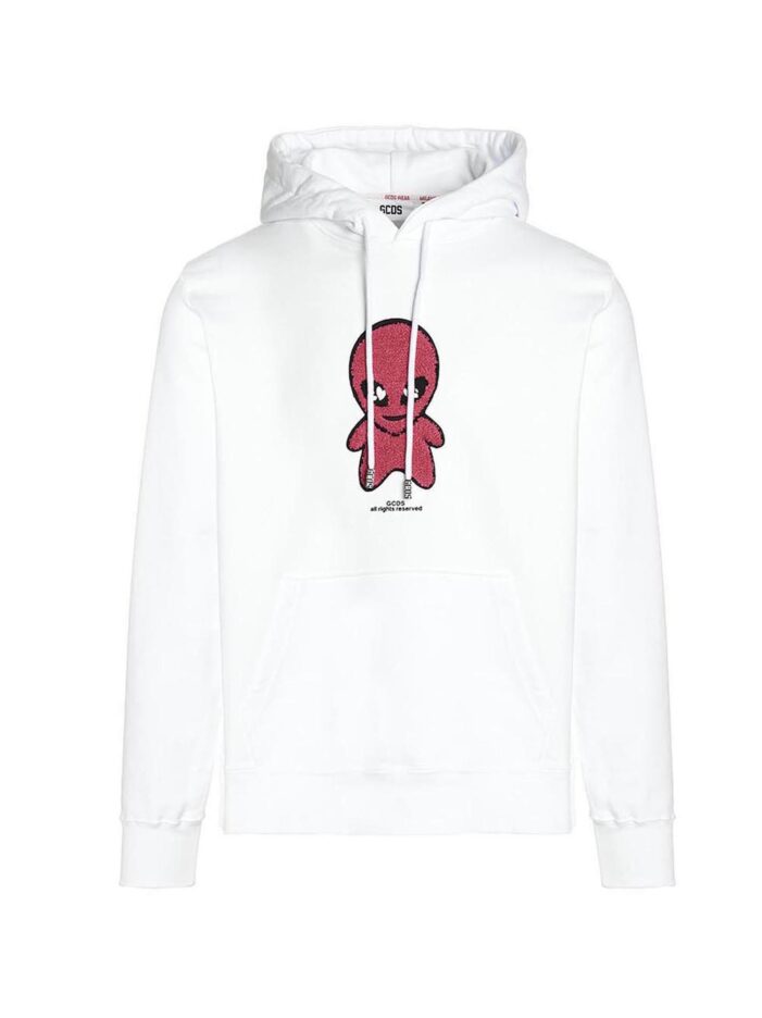 'Weirdo’ hoodie GCDS White