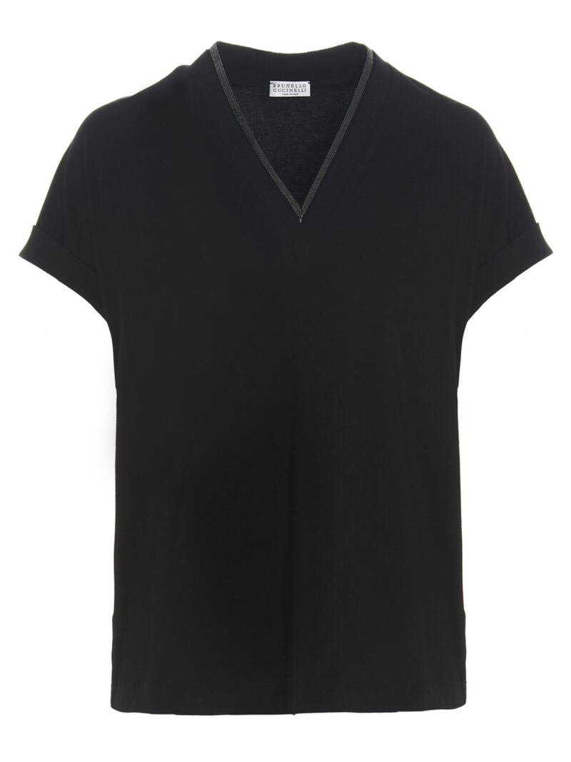 ‘Monile’ jersey T-shirt BRUNELLO CUCINELLI Black