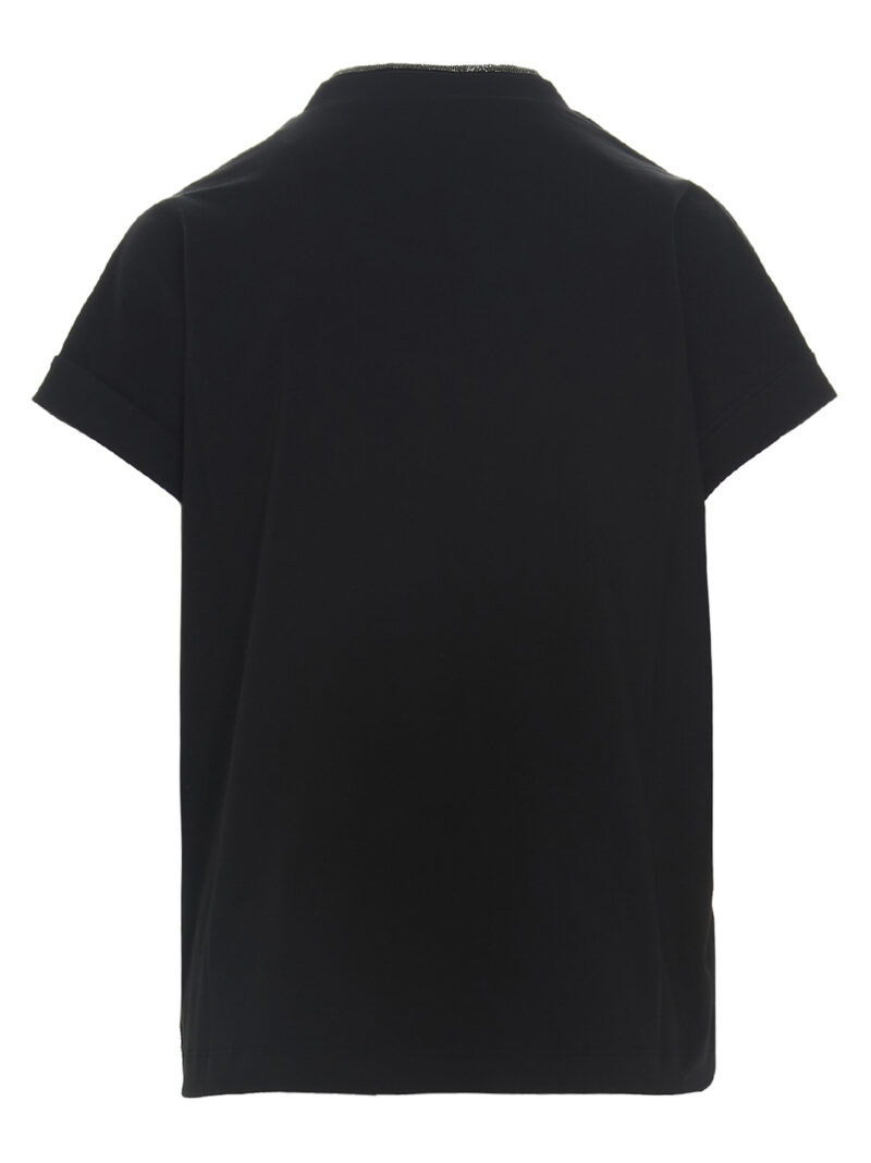 ‘Monile’ jersey T-shirt M0T18BD222C101 BRUNELLO CUCINELLI Black