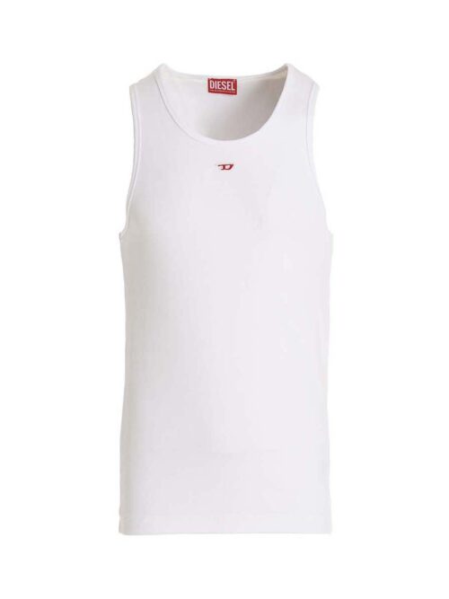 'T-Lifty-D' tank top DIESEL White