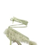 'Feather Wrap’ sandals SEBASTIAN Green