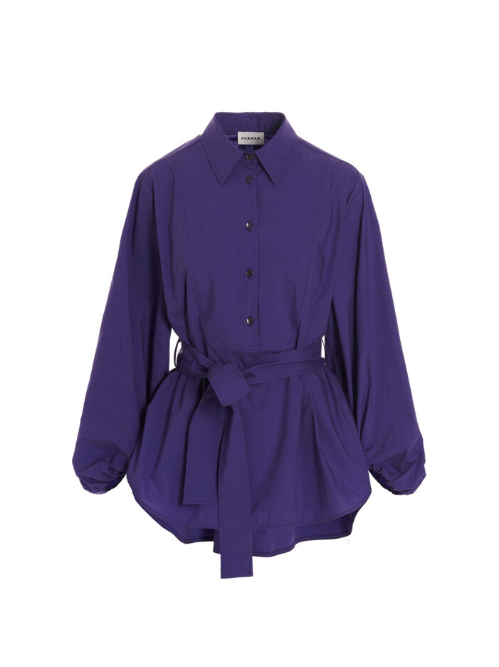 Belted shirt P.A.R.O.S.H. Purple
