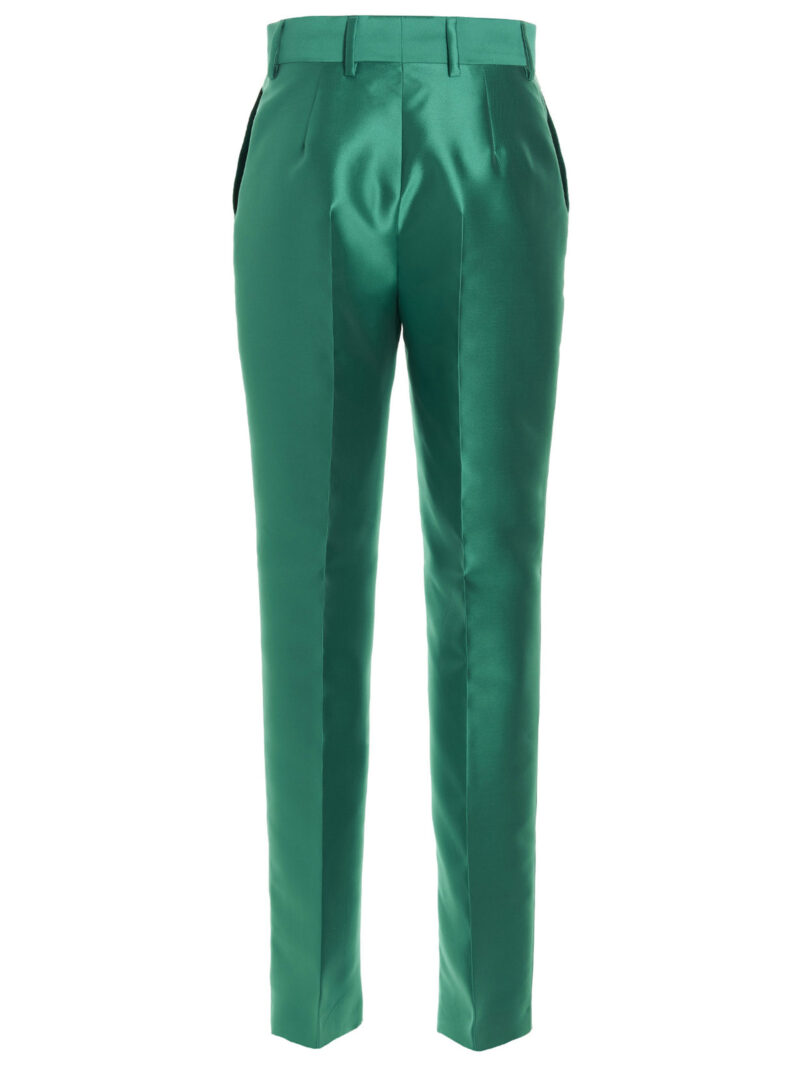 Satin pants V031016200382 ALBERTA FERRETTI Green