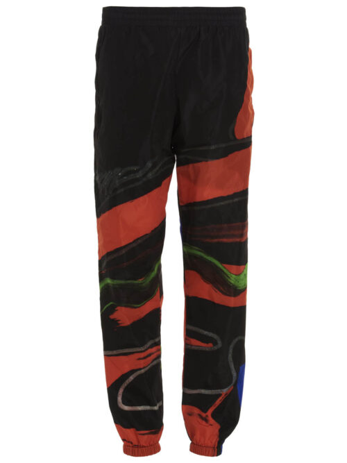 Print joggers MOSCHINO Black