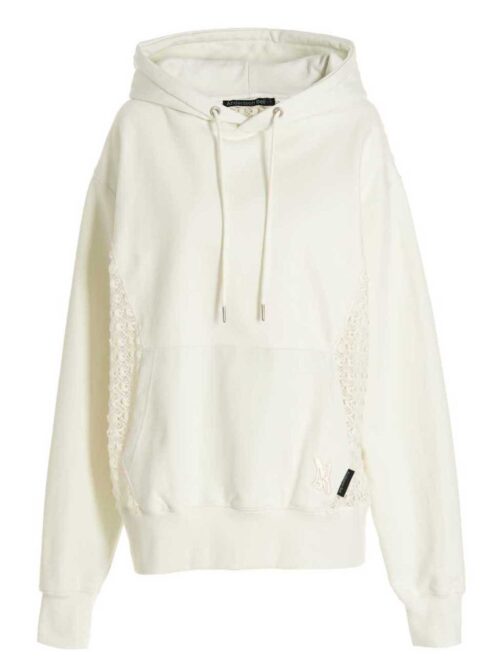 'Mesh Panel Contrast' hoodie ANDERSSON BELL White