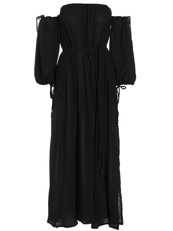 'Messenger' long dress CARAVANA Black