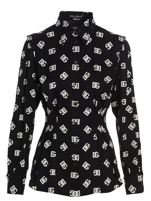 all-over logo shirt DOLCE & GABBANA White/Black