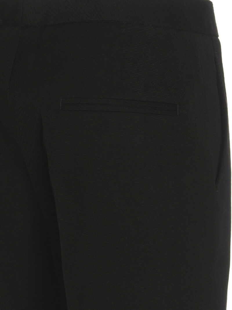 Twill cropped pants 100% virgin wool JIL SANDER Black