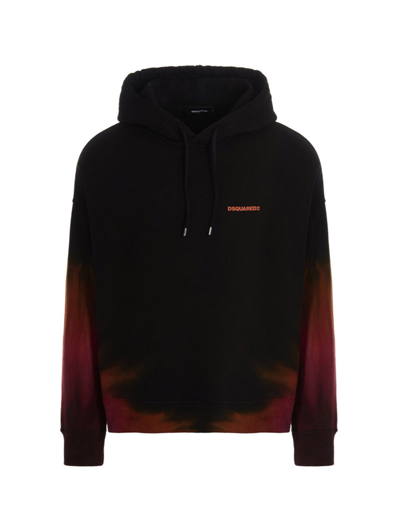 'D2 Flame' hoodie DSQUARED2 Black