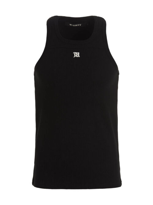 Logo embroidery tank top MISBHV Black