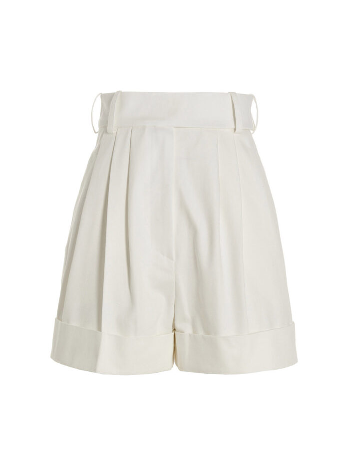 Front pleat shorts ALEXANDRE VAUTHIER White