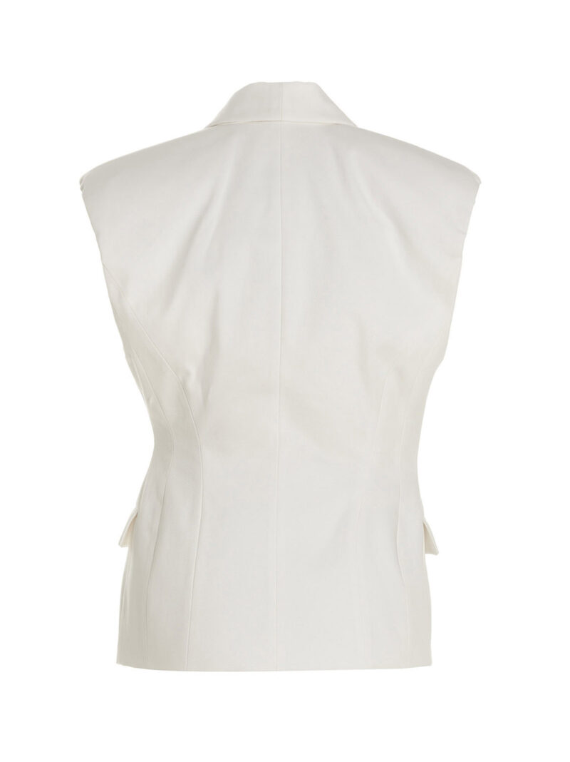 Padded shoulders vest 231JA1800WHITE ALEXANDRE VAUTHIER White