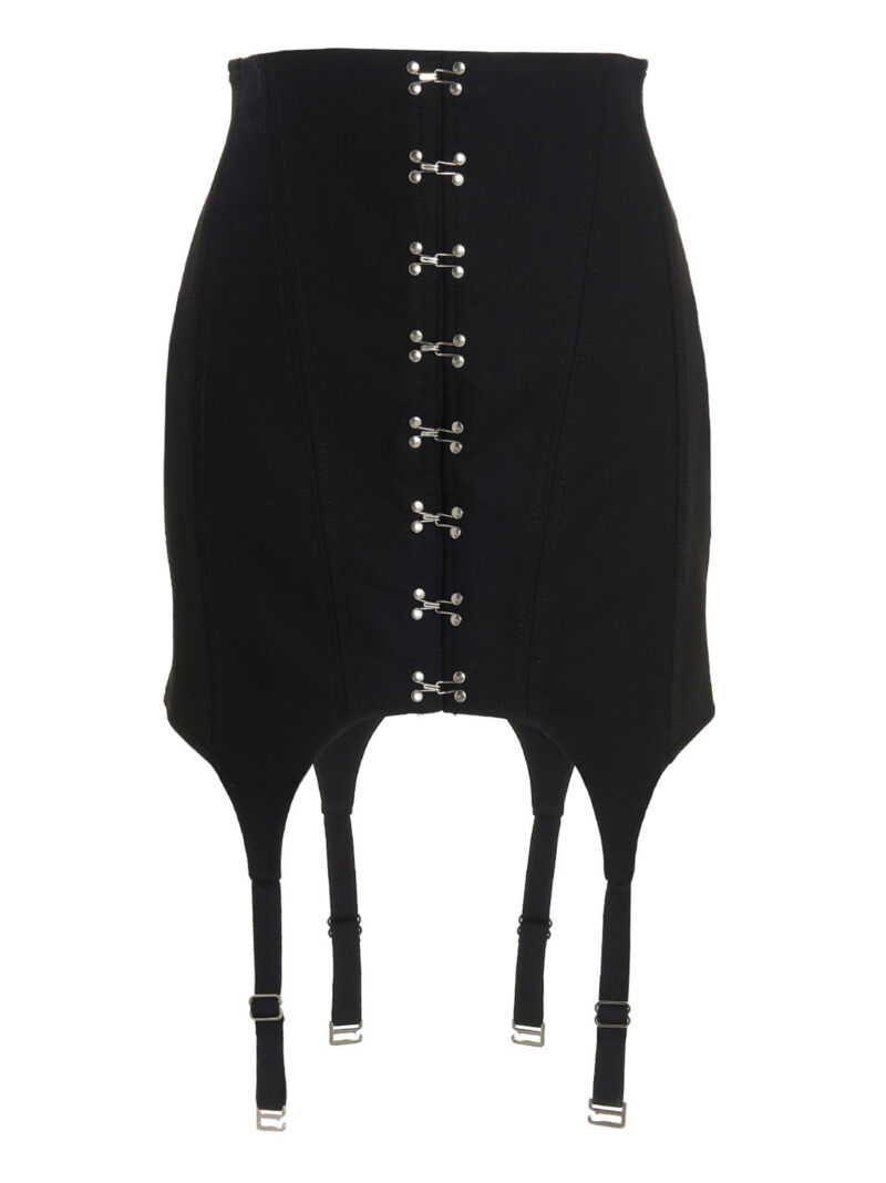 'Corset Carter’ skirt DION LEE Black