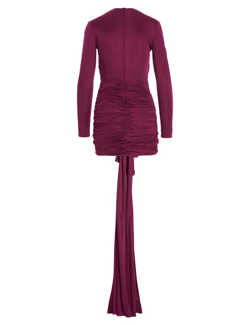 Draped dress 714266Y5F515712 SAINT LAURENT Fuchsia