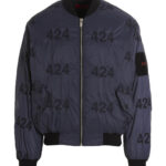 Reversible logo bomber jacket. 424 Multicolor